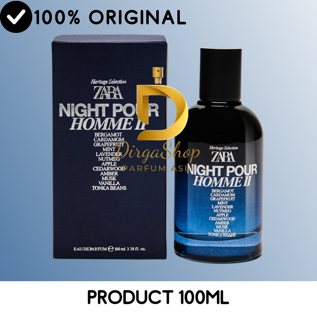 Zara Night Pour Homme II Night Pour Homme III EDP Man Original