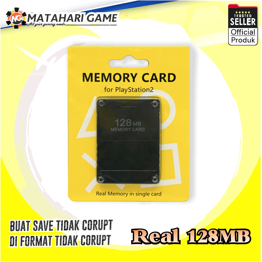 Jual Memory Card PS2 128MB Real MC PS2 For Playstation 2 Shopee