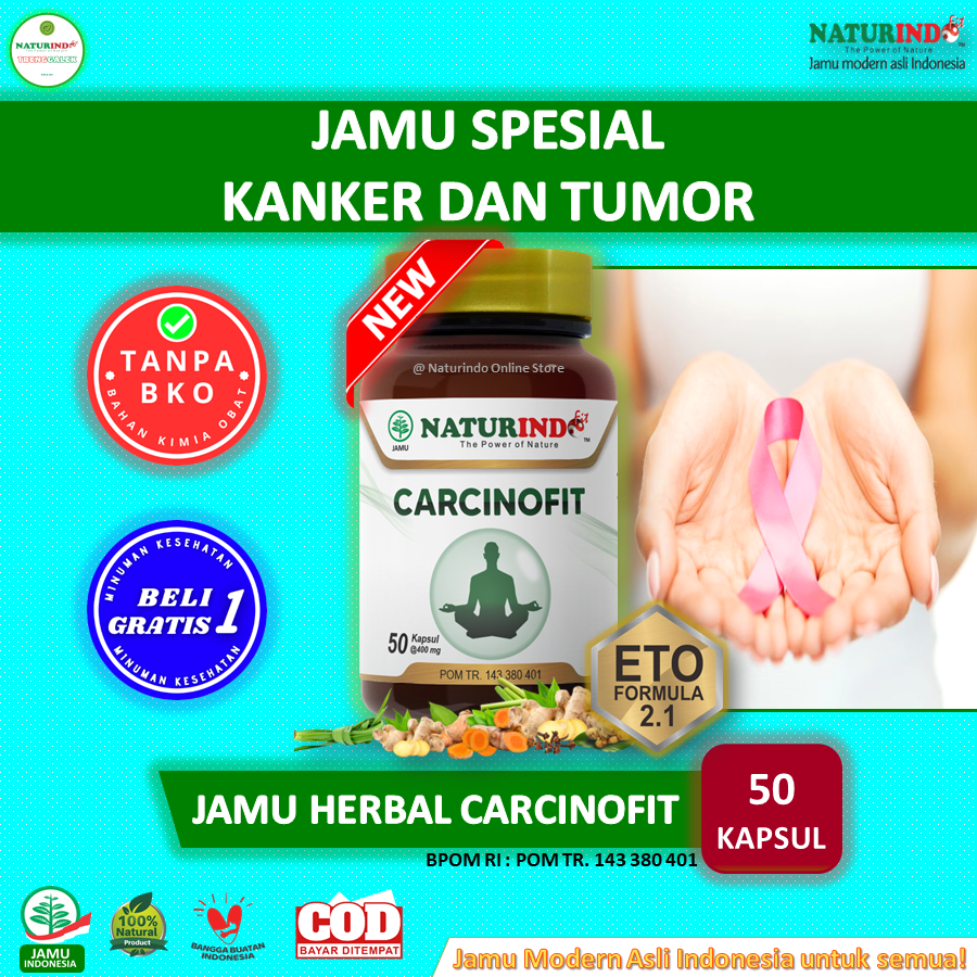 Jual Obat Kanker Tumor Carcinofit Naturindo Herbal Penyembuhan Segala