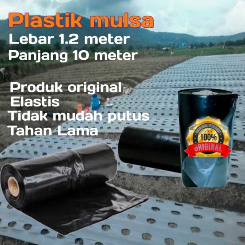 Jual Plastik Mulsa Hitam Perak Lebar 1 2 Meter Panjang 10 Meter Shopee Indonesia