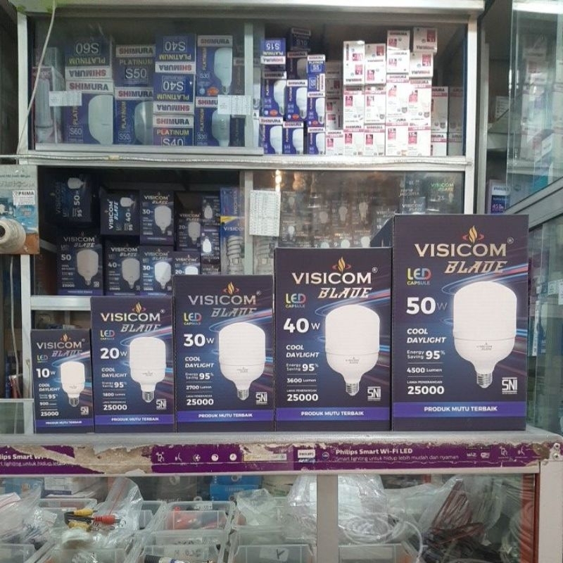 Jual Bohlam LED VISICOM BLADE Lampu LED Garansi murah Berkualitas 100% ...