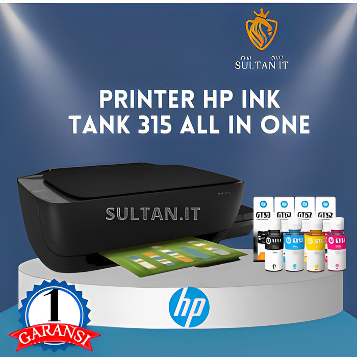 Jual Printer HP Ink Tank 315 All in One Original | Shopee Indonesia