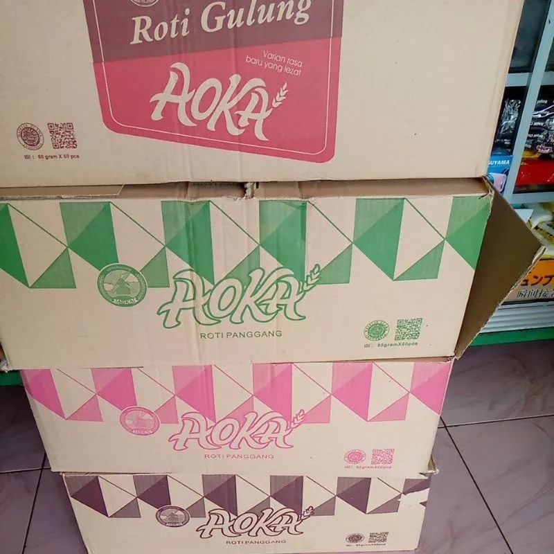 Jual Aoka 1 dus Roti Aoka 1 karton | Shopee Indonesia