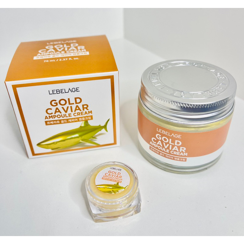 Jual [share in jar] LEBELAGE GOLD CAVIAR AMPOULE CREAM original Korea