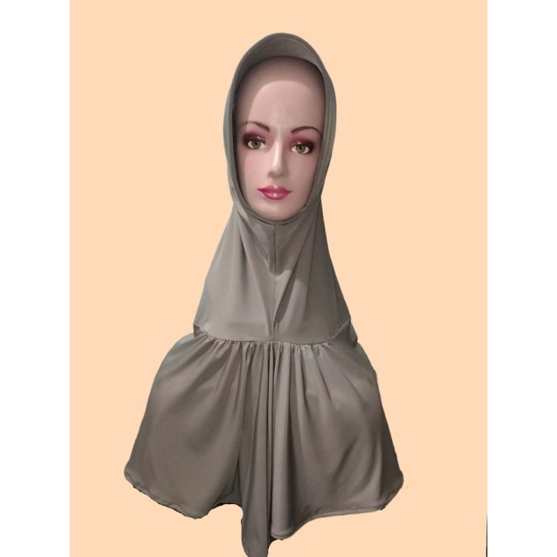 Jual Jilbab dinas Model Rok Kerut Depan | Shopee Indonesia