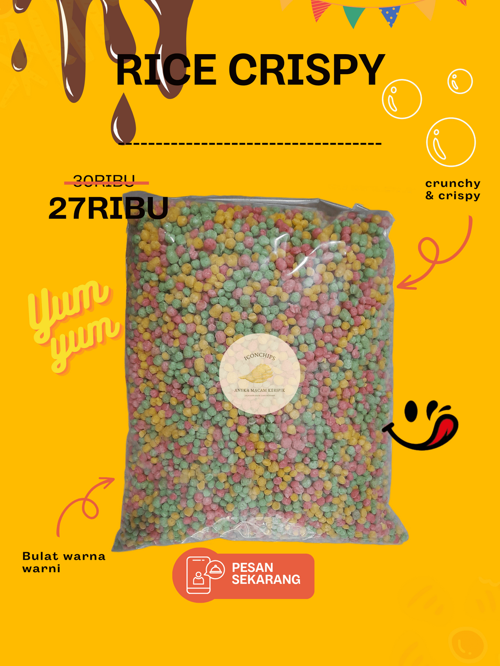 Jual Nyam Nyam Rice Crispy 1kg Shopee Indonesia