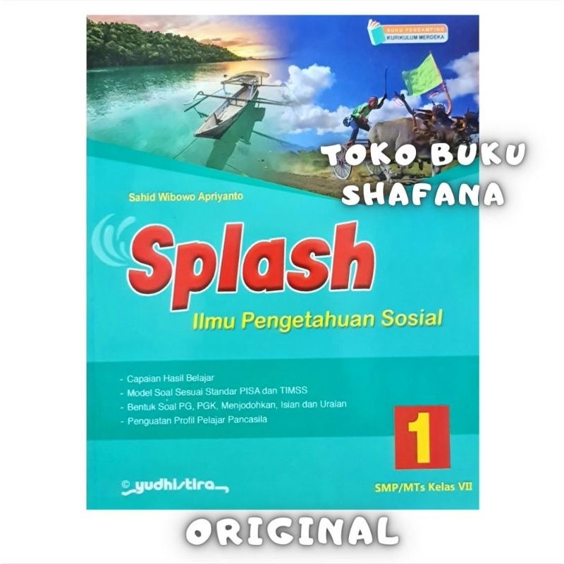 Jual Buku SPLASH Kelas 1 / 7 VII SMP/MTs Yudhistira Kurikulum Merdeka ...