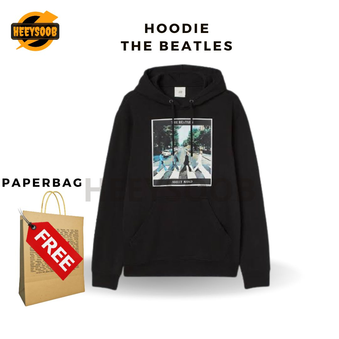 Jual 12.12 Hoodie HM TheBeatles AbbeyRoad Jaket Sweater Hoodie Pria Wanita Full Tag FREE PAPERBAG Shopee Indonesia