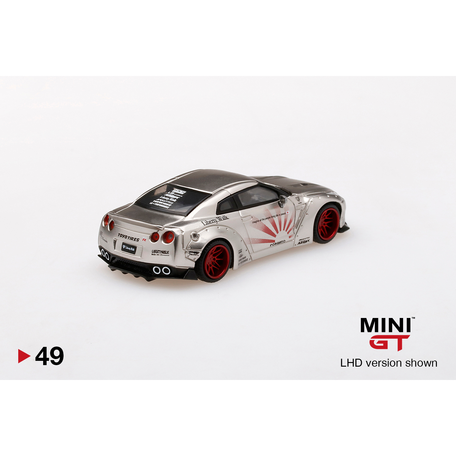 Jual MINI GT 49 / MINIGT NISSAN GT-R (R35) LB☆WORKS Satin SIlver