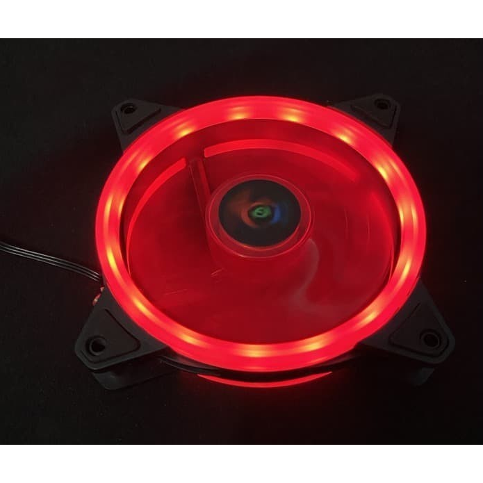 Jual FAN CASE RED 12CM SINGLE RING COOL COLOUR FAN CASING 12 CM LED ...