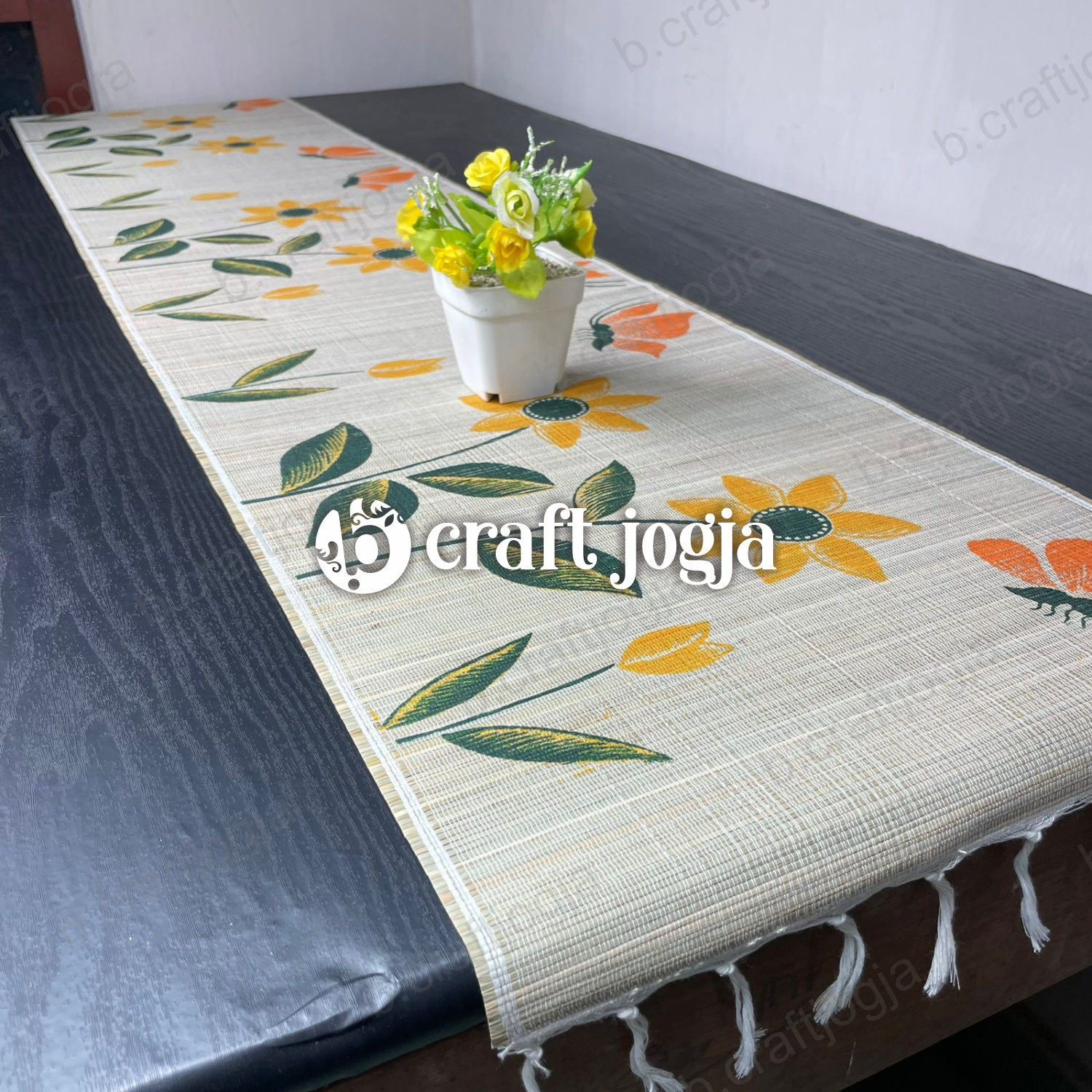 Jual Taplak Meja Tamu Tenun Mendong Motif Ukuran Panjang 150 And 200 Cm