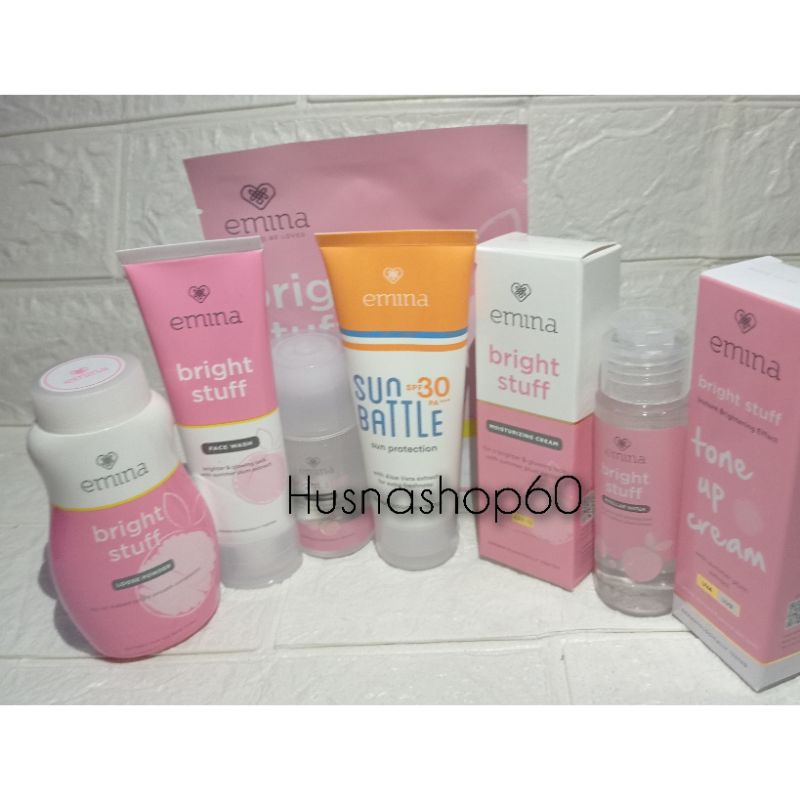 Jual Emina Paket Bright Stuff Hemat Komplit Glowing Untuk Remaja (Cocok
