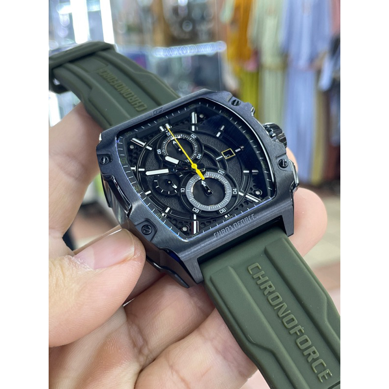 Jual chronoforce 5338G pria karet | Shopee Indonesia