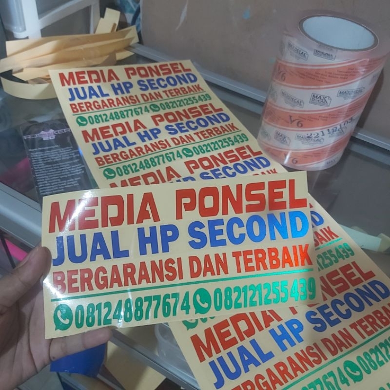 Jual Sticker Cutting / Sticker Variasi / Sticker Motor / Sticker Mobil ...