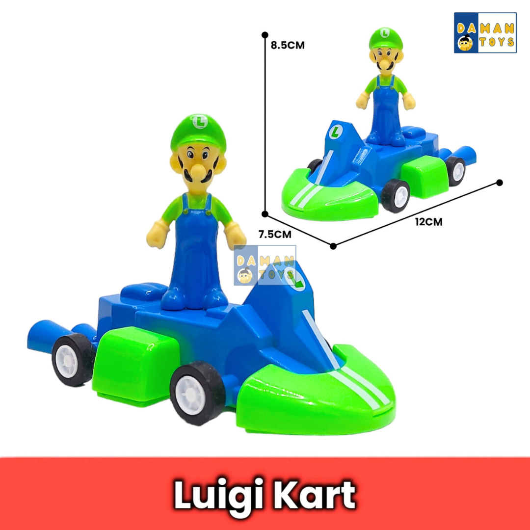 Jual Mainan Mobil Super Mario Kart Luigi Bowser Koopa Donkey Kong