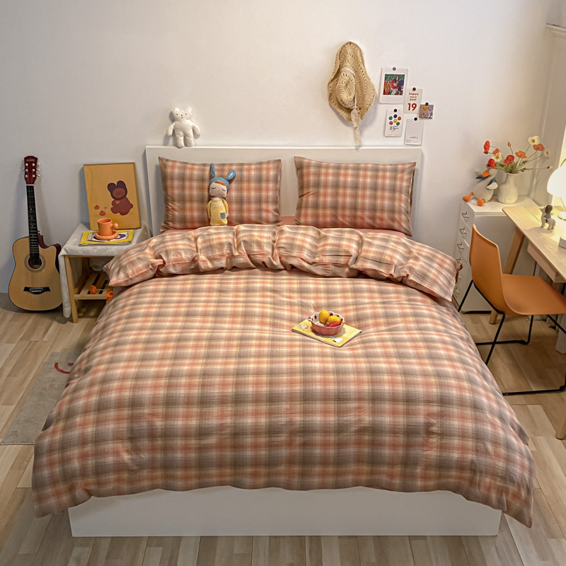 Jual Bedcover Kombinasi Adem Bahan Halus Single Murah Bedcover Aestetik Korea Style XH Shopee