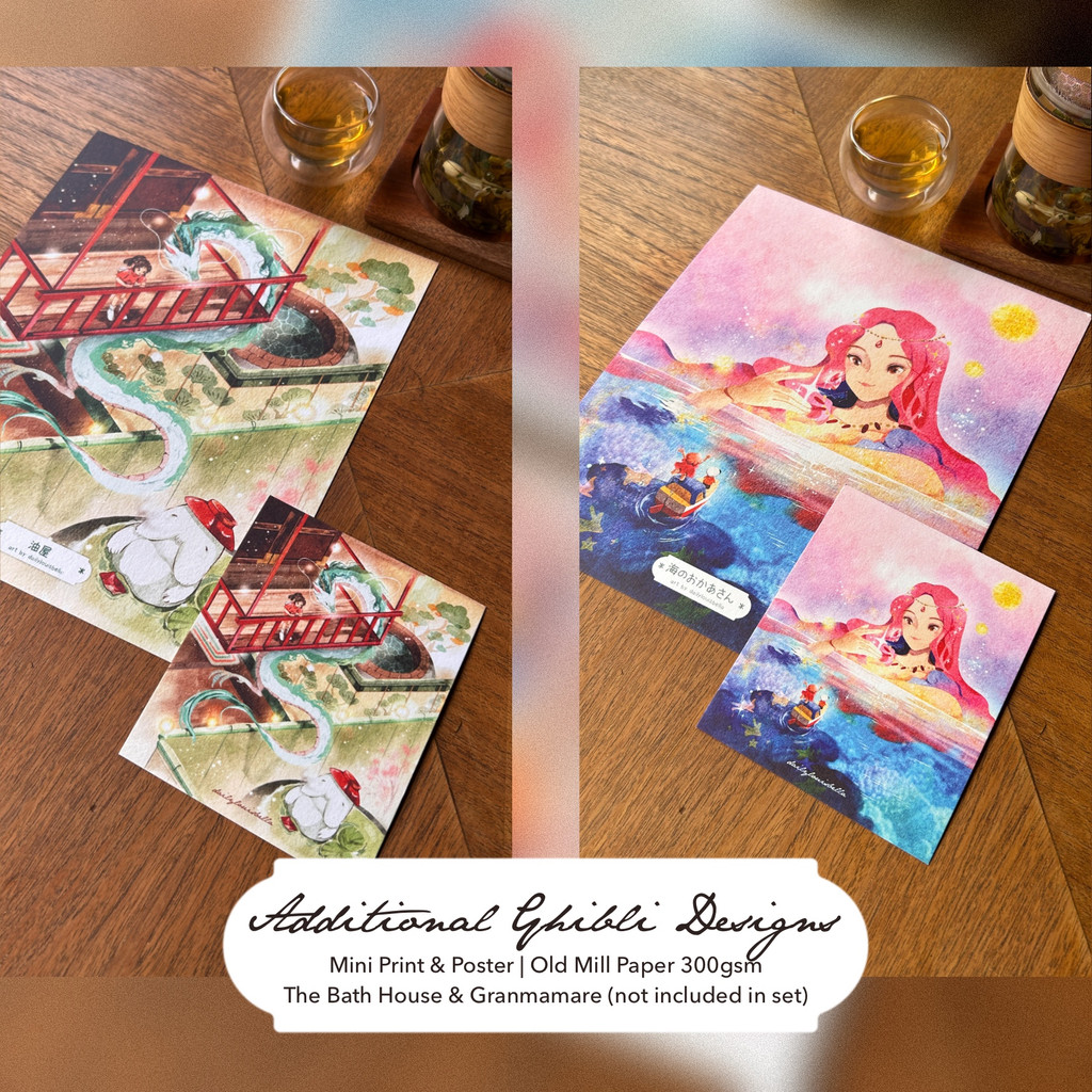 Jual Spirited Away & Ponyo inspired Art Print By Dailylouisbella ...
