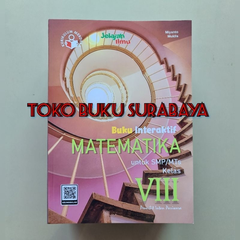 Jual Buku Interaktif Matematika Kelas VIII, 8 Kurikulum Merdeka Tahun ...