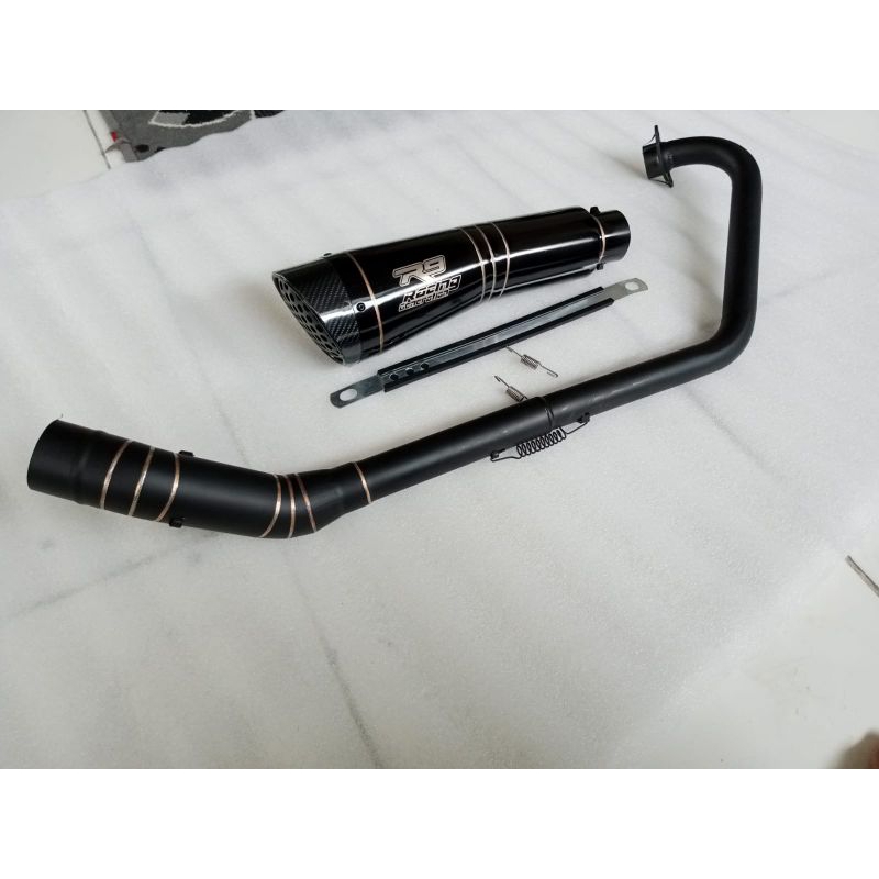 Jual Knalpot Racing R9 H2 Black Doff Pnp R15v2 Tiger Verza Sonic Gsx ...