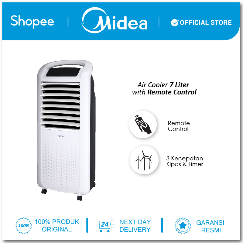 Jual Midea Air Cooler 7 Liter AC200W 3 In 1 Cooler Purifier