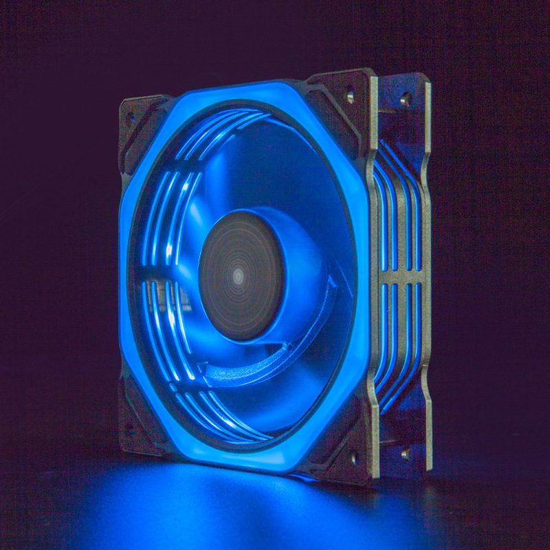 Jual Chassis Cooling Fan Colored LED 120mm / 12cm - BLACK CASE | Shopee ...