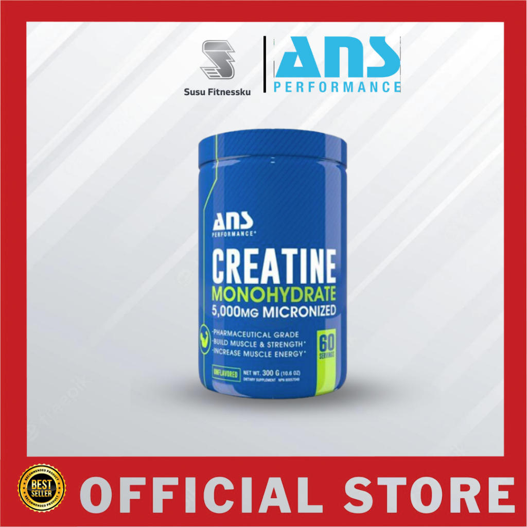 Jual ANS Creatine 300 Gram Creatine Monohydrate Pharmaceutical Grade ...