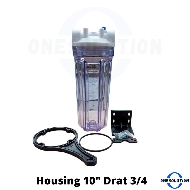 Jual Housing Filter Air Nanotec Clear 10 Drat 3 4 Shopee Indonesia