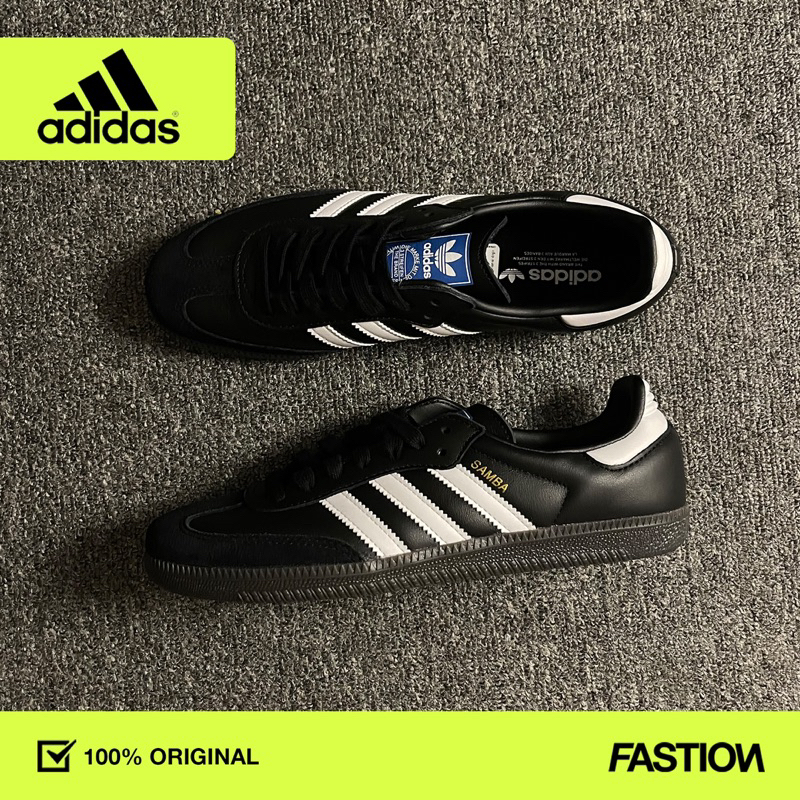 Jual Adidas Samba OG Black Gum | Sepatu adidas Samba original | Shopee ...
