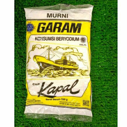 Jual garam dapur cap kapal 500gram | Shopee Indonesia