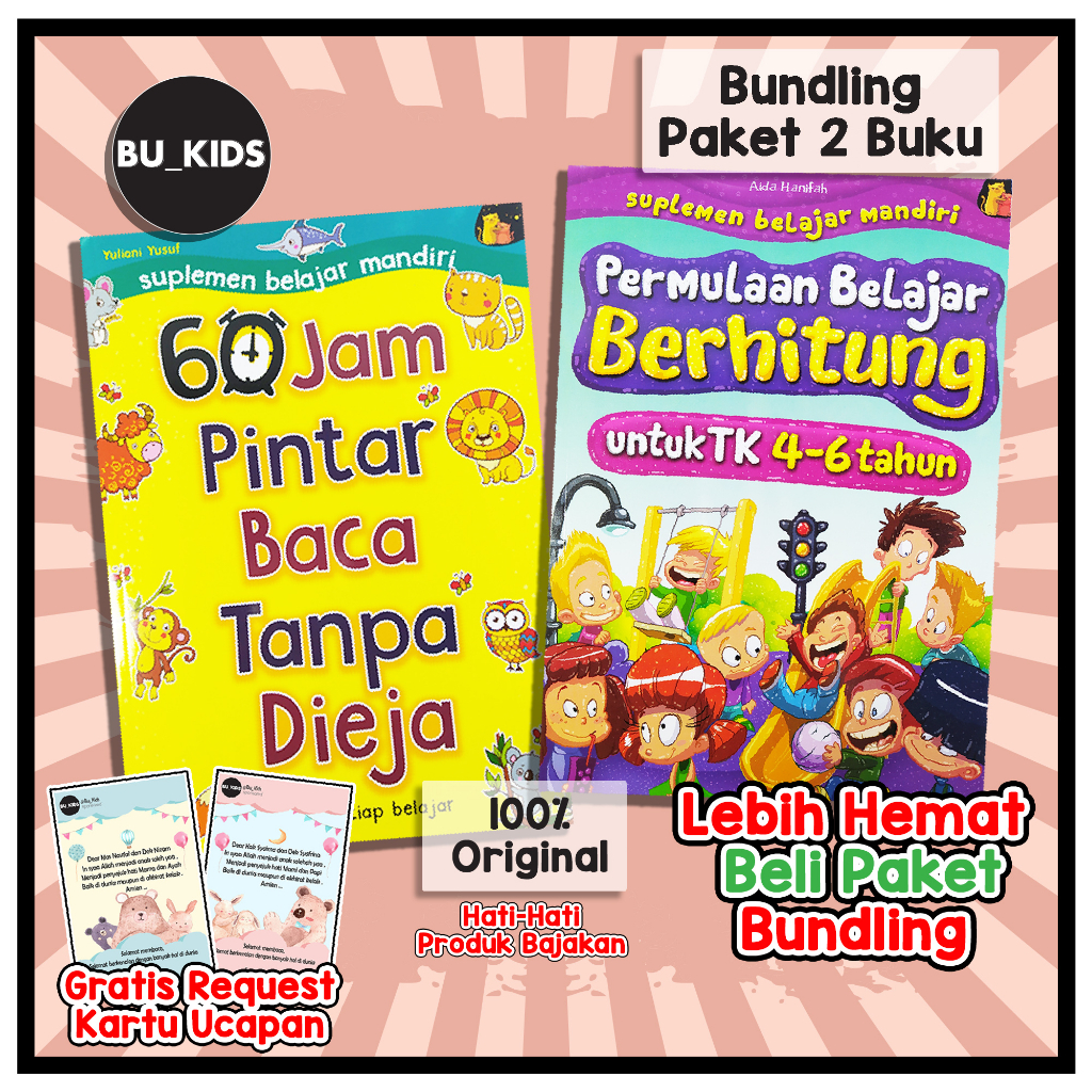 Jual Buku Anak Tk Paud 60 Jam Pintar Baca Tanpa Dieja Permulaan Belajar ...