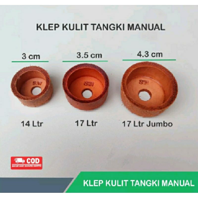 klep kulit / sprayer manual isi 10 pcs 14 liter sama 16 liter pertanian / perkebunan / tengki swan/ tengki semprot manial