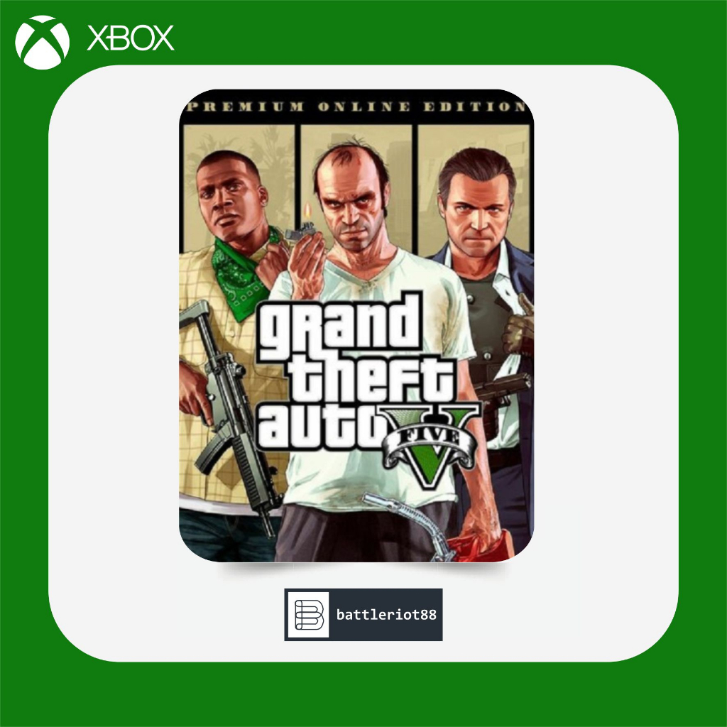 Jual Grand Theft Auto V Premium Edition - GTA V (Original Xbox One