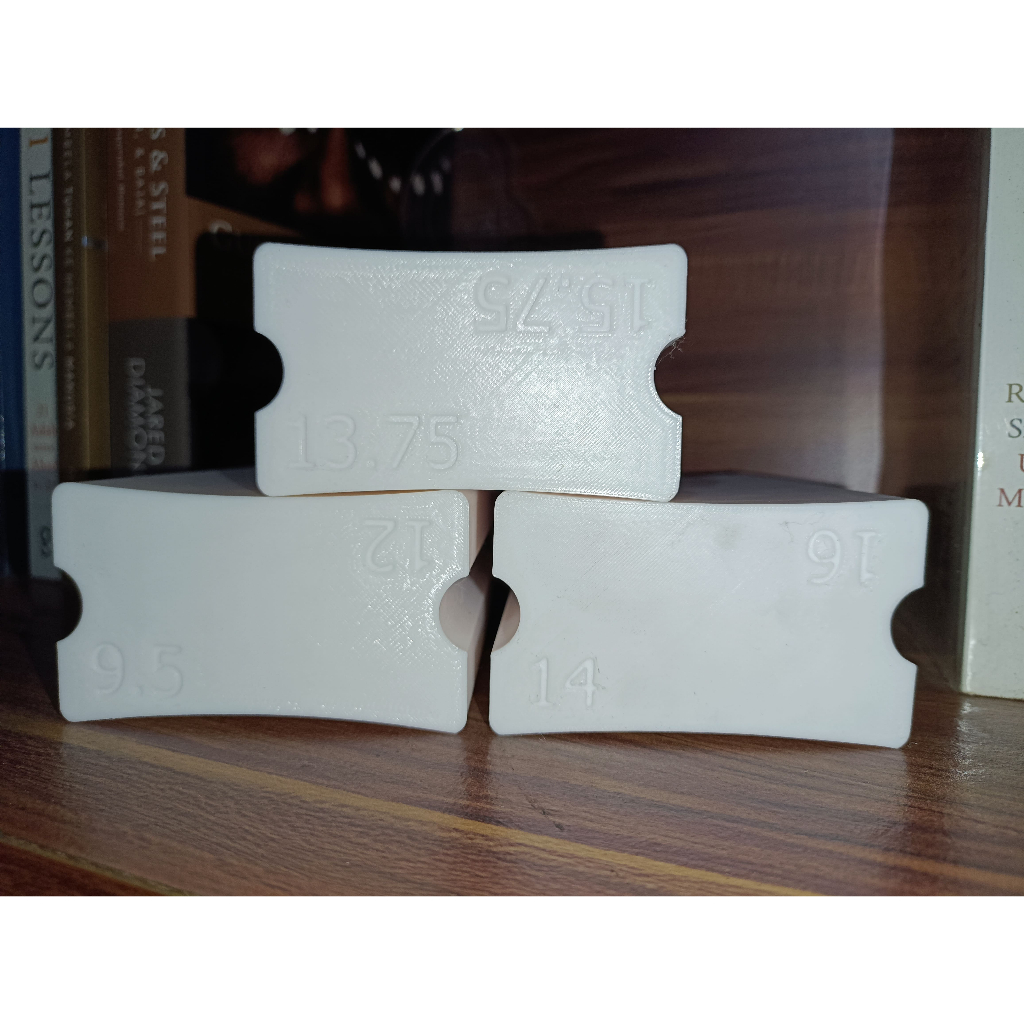 Jual Dua Sisi Radius Sanding Blok untuk Radius Fretboard Gitar dan Bass