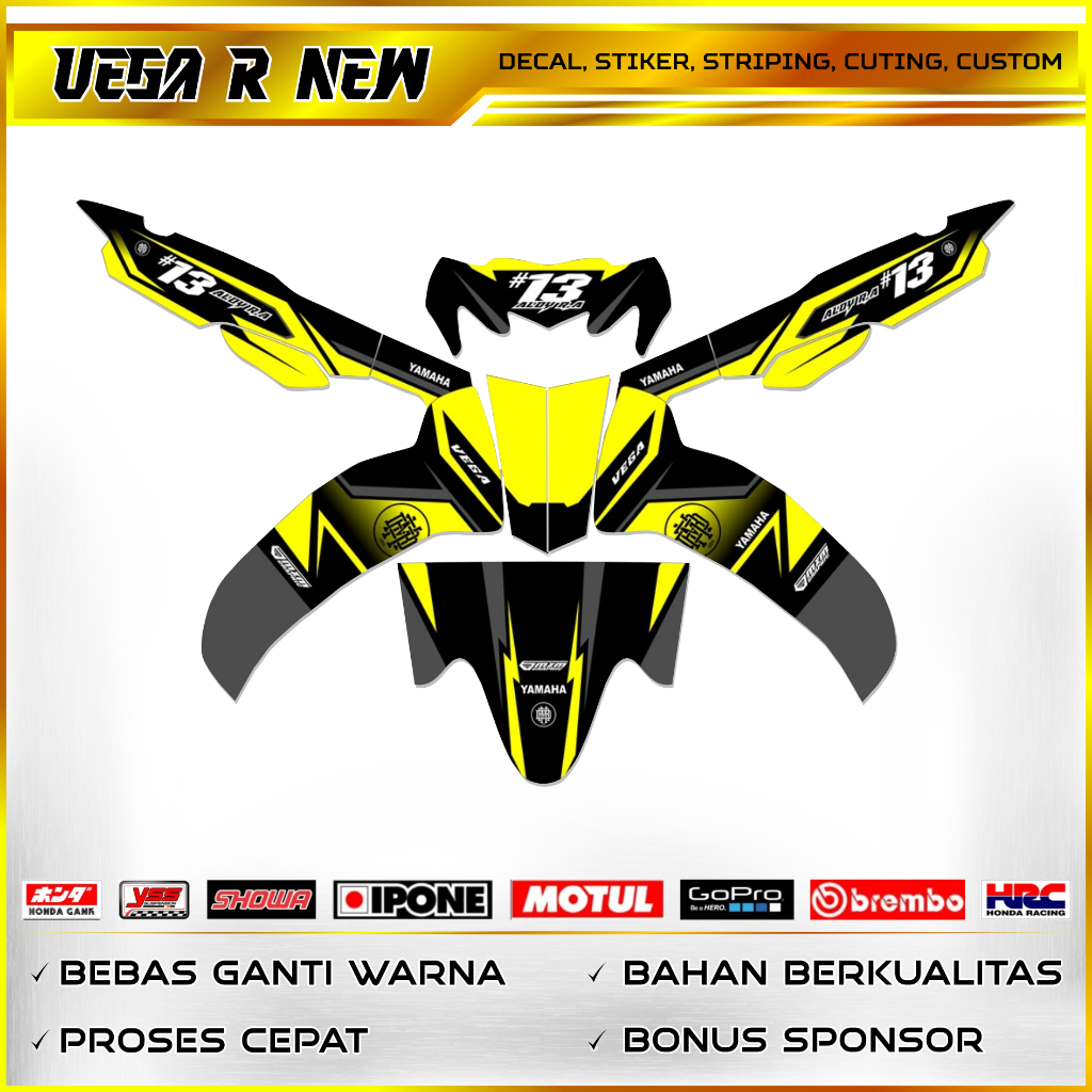 Jual DECAL VEGA R NEW BAHAN BERKUALITAS MURAH | Shopee Indonesia
