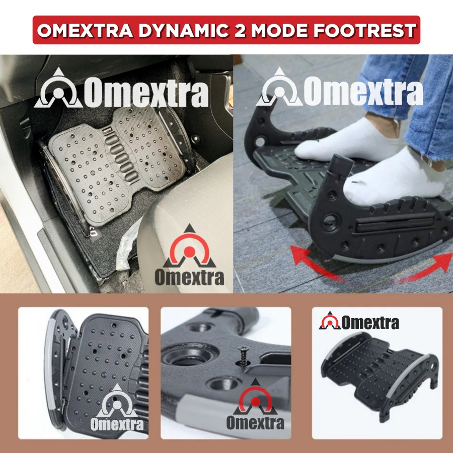Jual Dynamic Footrest Indomextra Pijakan Kaki Mobil Meja Kantor