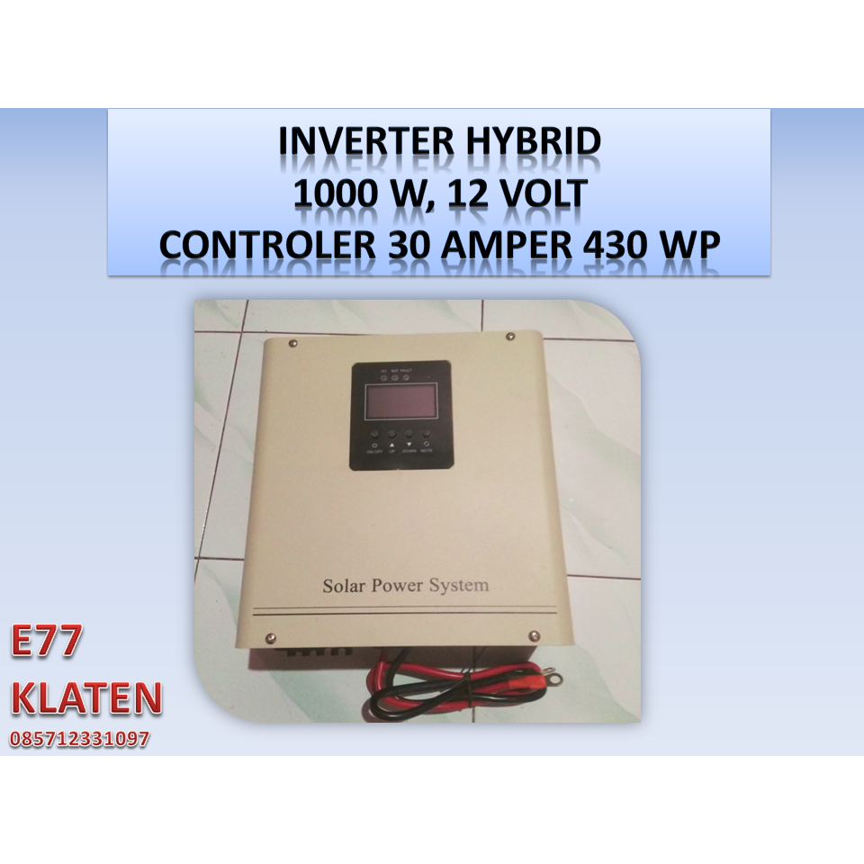 Jual inventer hybrid PL 1,5 VA-12 volt low frekuensi | Shopee Indonesia