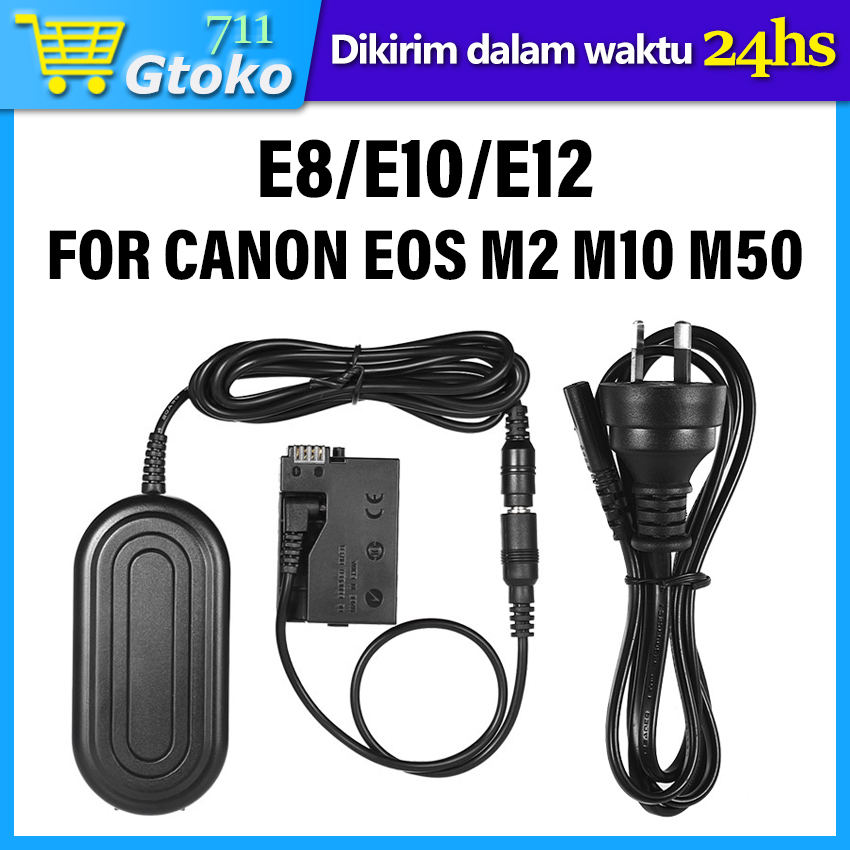 Jual AC Power Adapter Kamera ACK-E8 / ACK-E10 / ACK-E12 For Canon Eos M ...