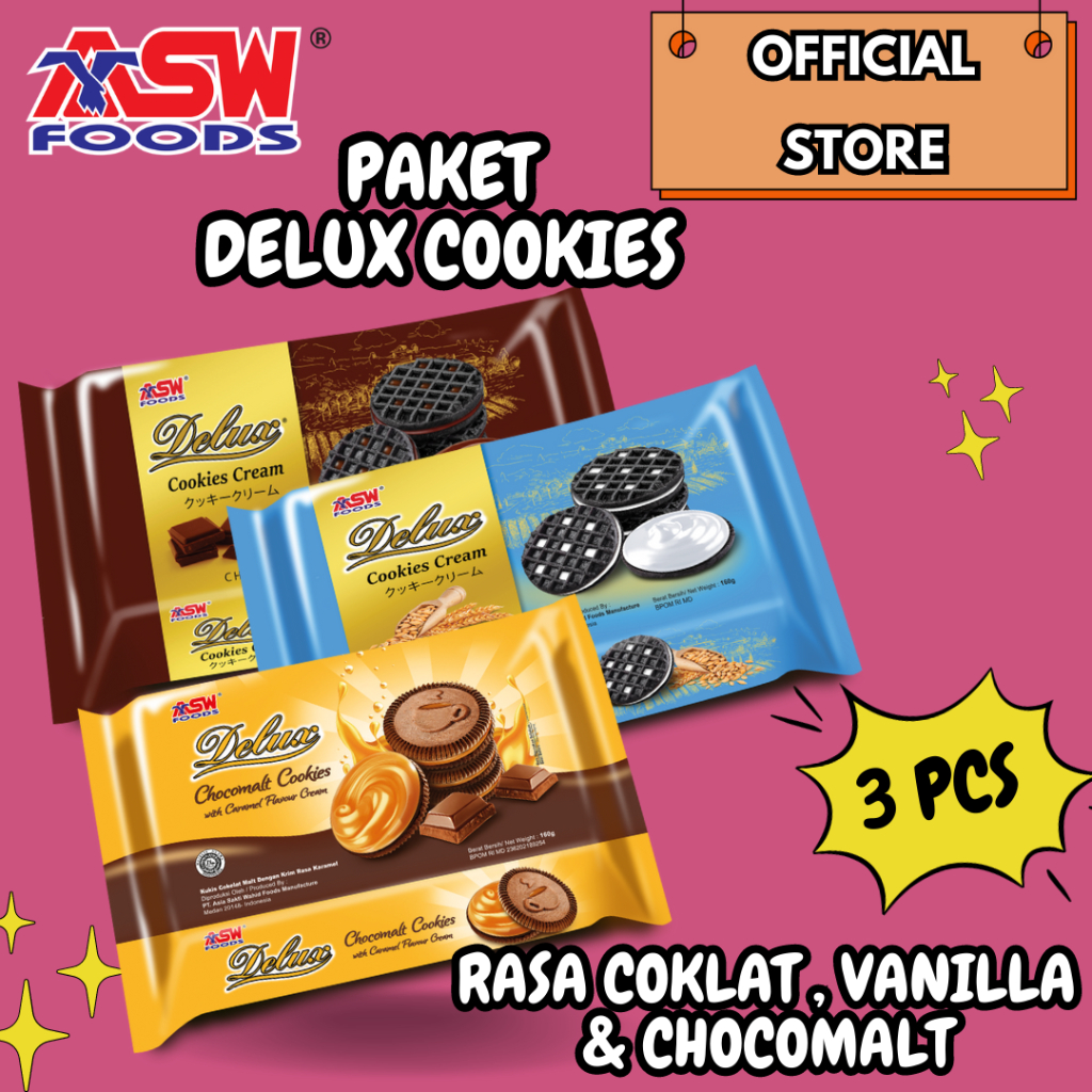 Jual PAKET DELUX COOKIES - 1 ( 3 PCS ) | Shopee Indonesia