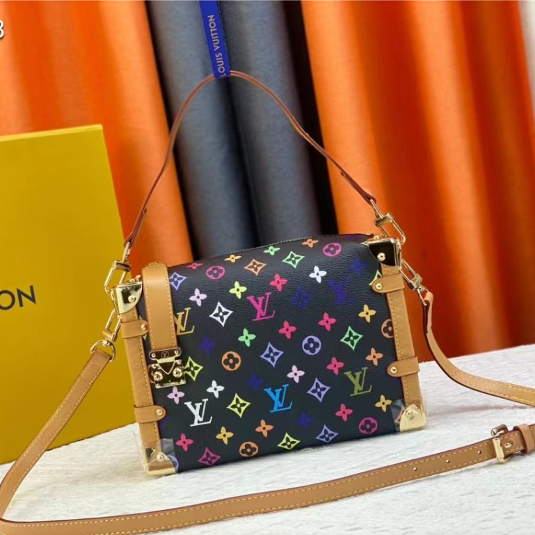 Louis Vuitton  Dauphine M44580 Mini Monogram Leather Shoulder Bag