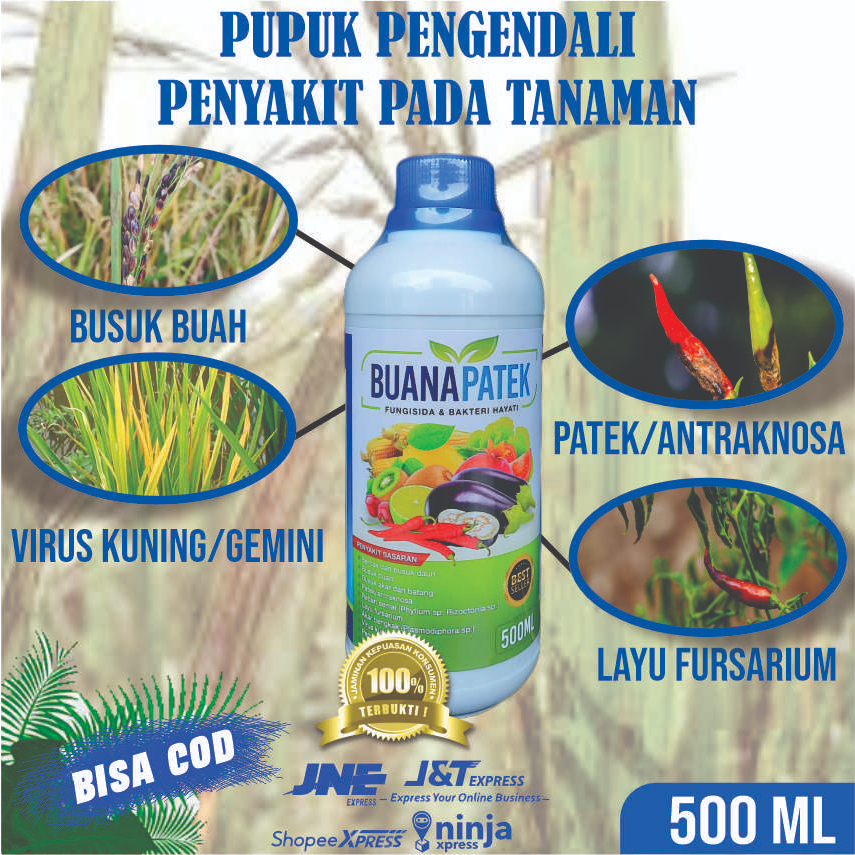 Jual Promo Cod Buanapatek Ml Fungisida Bakterisida Hayati Obat Mengatasi Hama Penyakit