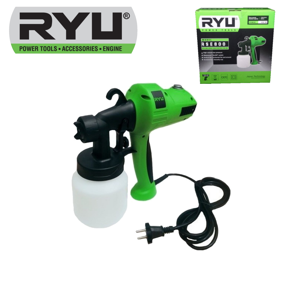Jual RYU Semprot Cat RSE800 Spray Gun Electric Semprotan Listrik RSE ...