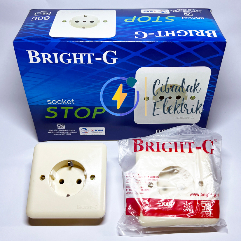 Jual STOP KONTAK IB BRIGHT-G / COLOKAN LISTRIK INBOW BRIGHT G SNI MURAH ...