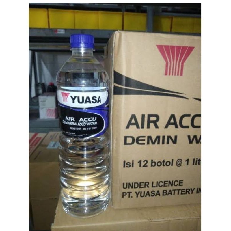 Jual Air Aki Air Accu Yuasa Warna Biru Shopee Indonesia 9336