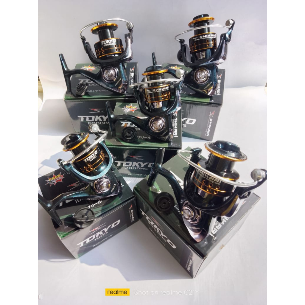 Jual Rell Pancing Shikari Tokyo High Speed power Handle 1000-6000HS ...