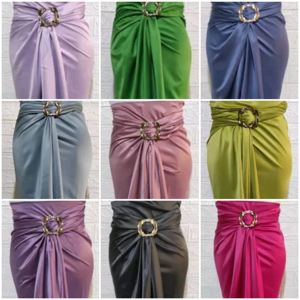 Jual one set Nabila outer dan rok lilit |outer tulle |outer motif ...