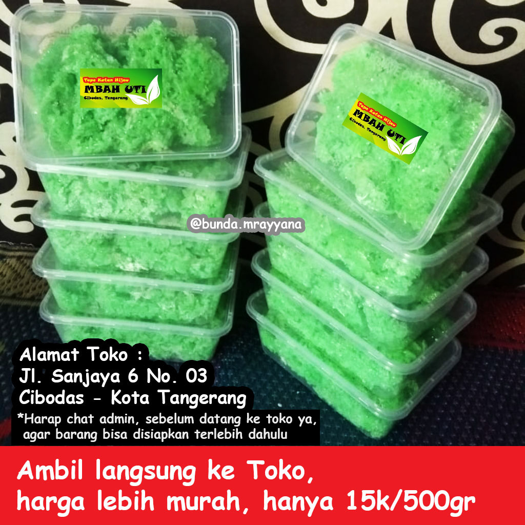 Jual [COD] TAPE KETAN 500GR (manis, asam, segar, dingin lebih nikmat