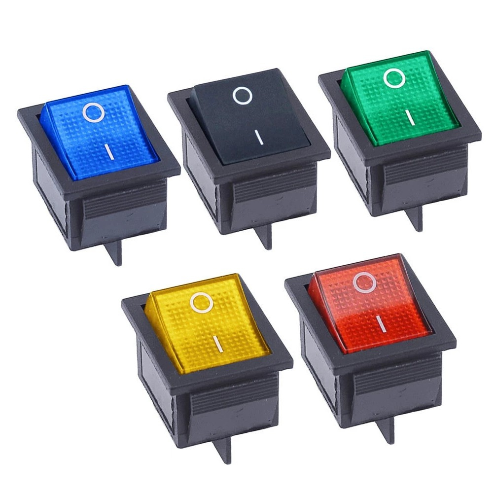 Jual Tombol Power Besar Saklar Rocker Switch 4 Pin Kotak Lampu 4 Kaki ...