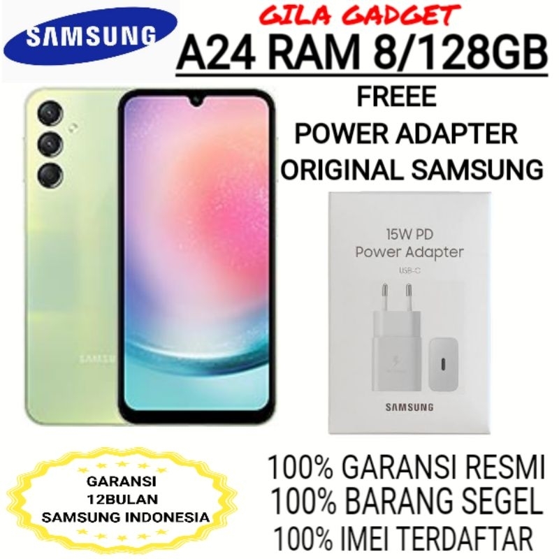 Jual SAMSUNG A24 RAM 8/128GB GARANSI RESMI | Shopee Indonesia