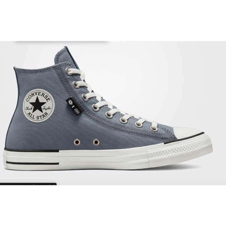Jual Sepatu Sneakers Pria Converse Chuck Taylor All Star Grid Logo grey ...