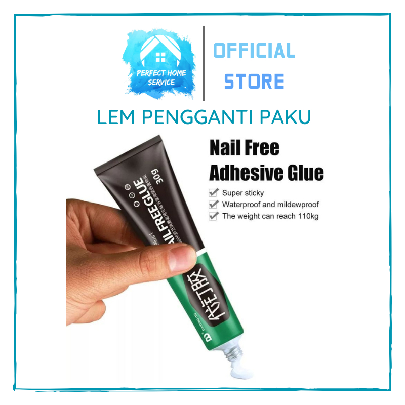 Jual Lem Pengganti Paku Tembok Adhesive Glue [perfecthome] Shopee